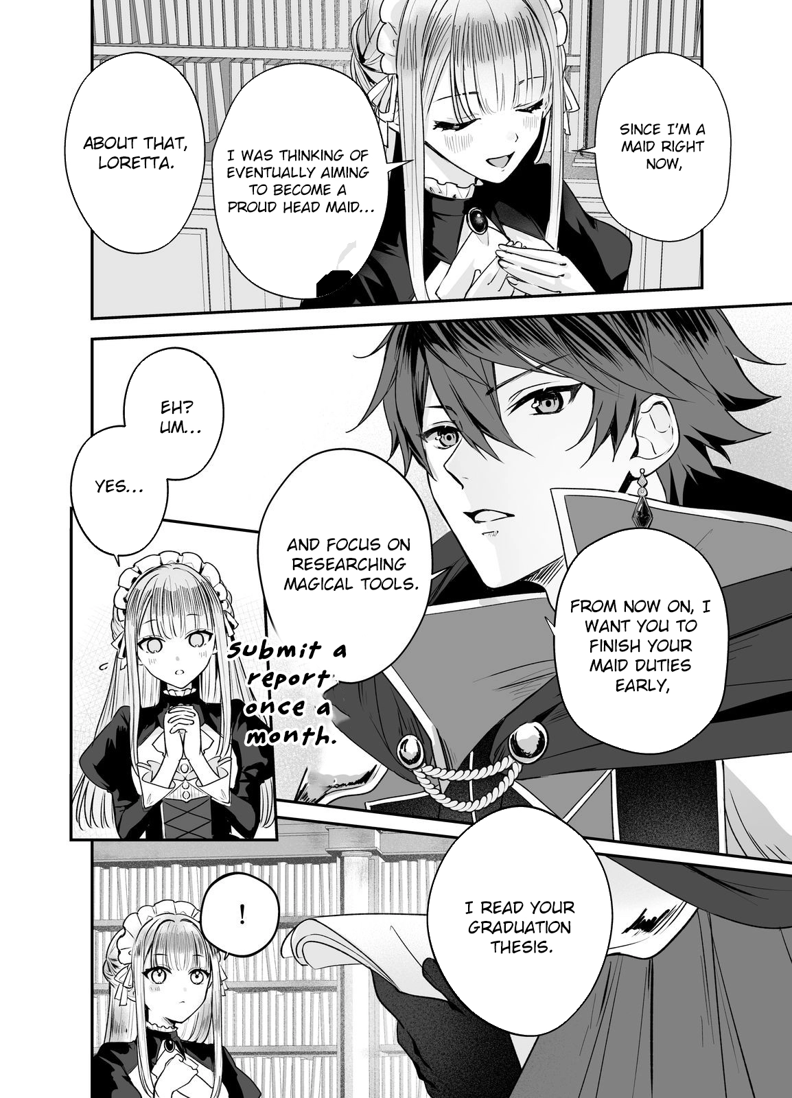 I’ll Devote Everything to the Crimson Magician. I Love You. Chapter 4 Page 4
